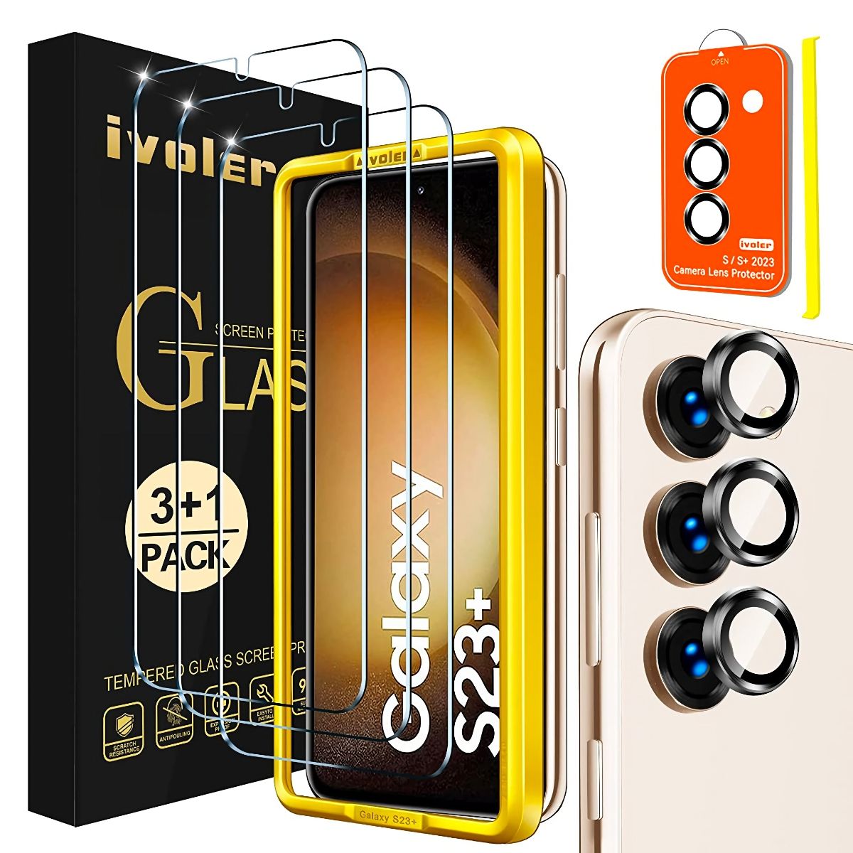 Ivoler Mask Protector for Galaxy S23 Plus.