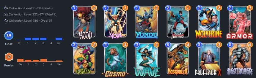 marvel snap playing cards