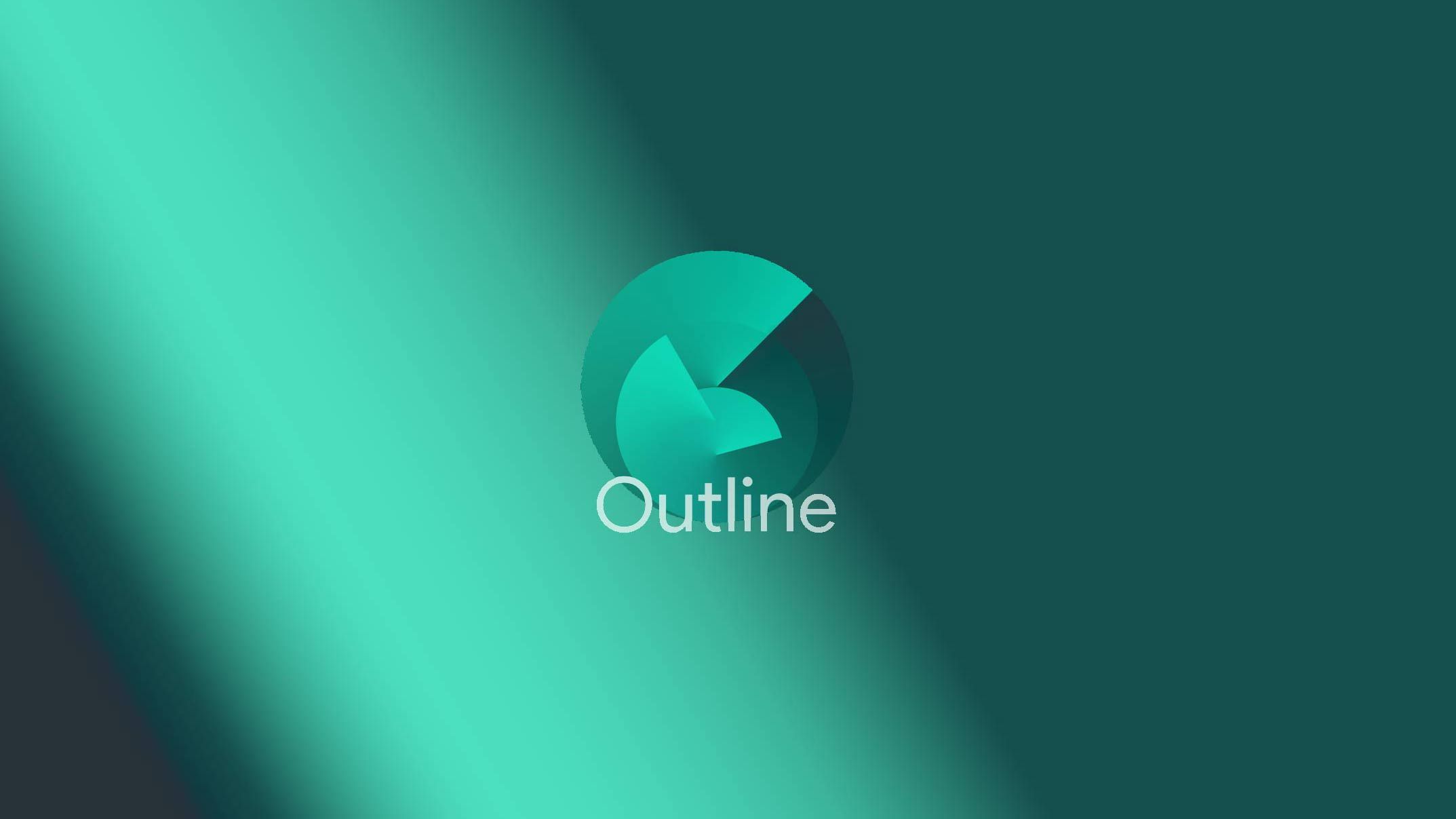 The Google Outline VPN logo sits against a green background