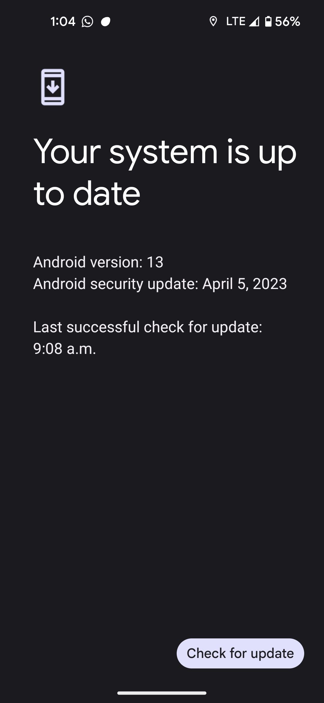 Google Pixel 5 April 2023 security patch