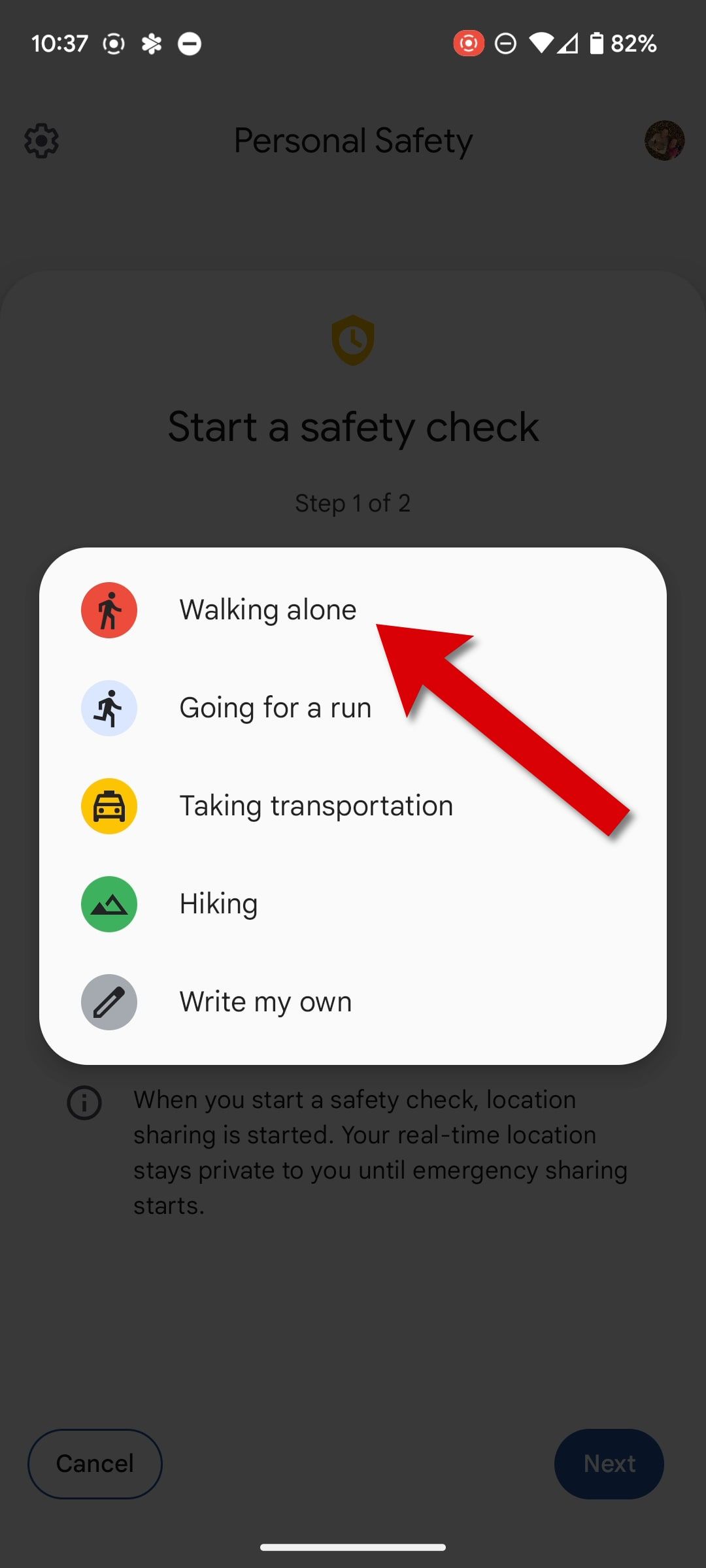 What is the Pixel Personal Safety app and how do you use it?