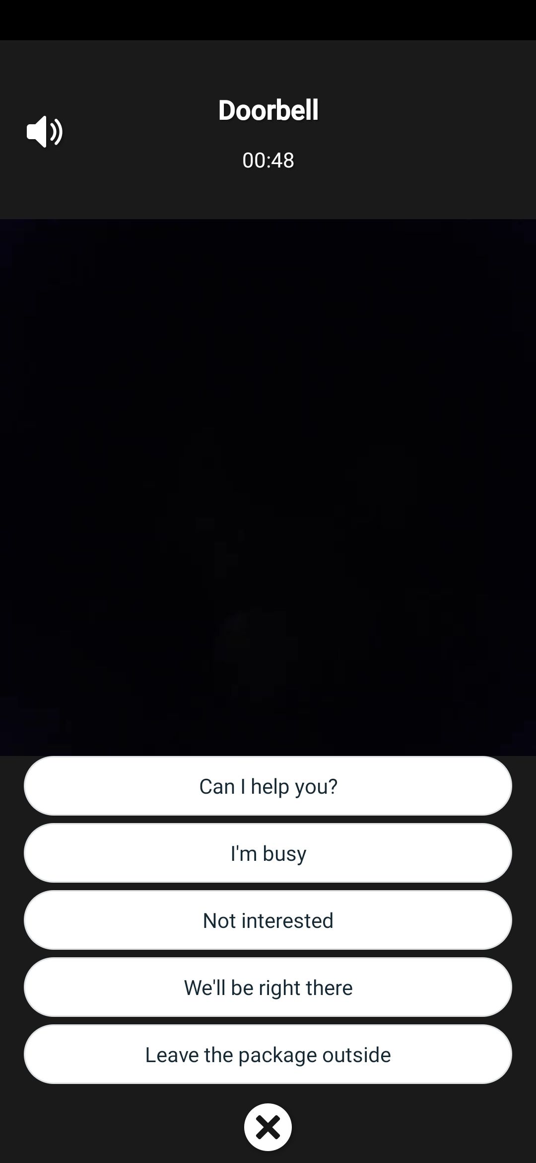 A screenshot of the Arlo Essential Video Doorbell quick relies