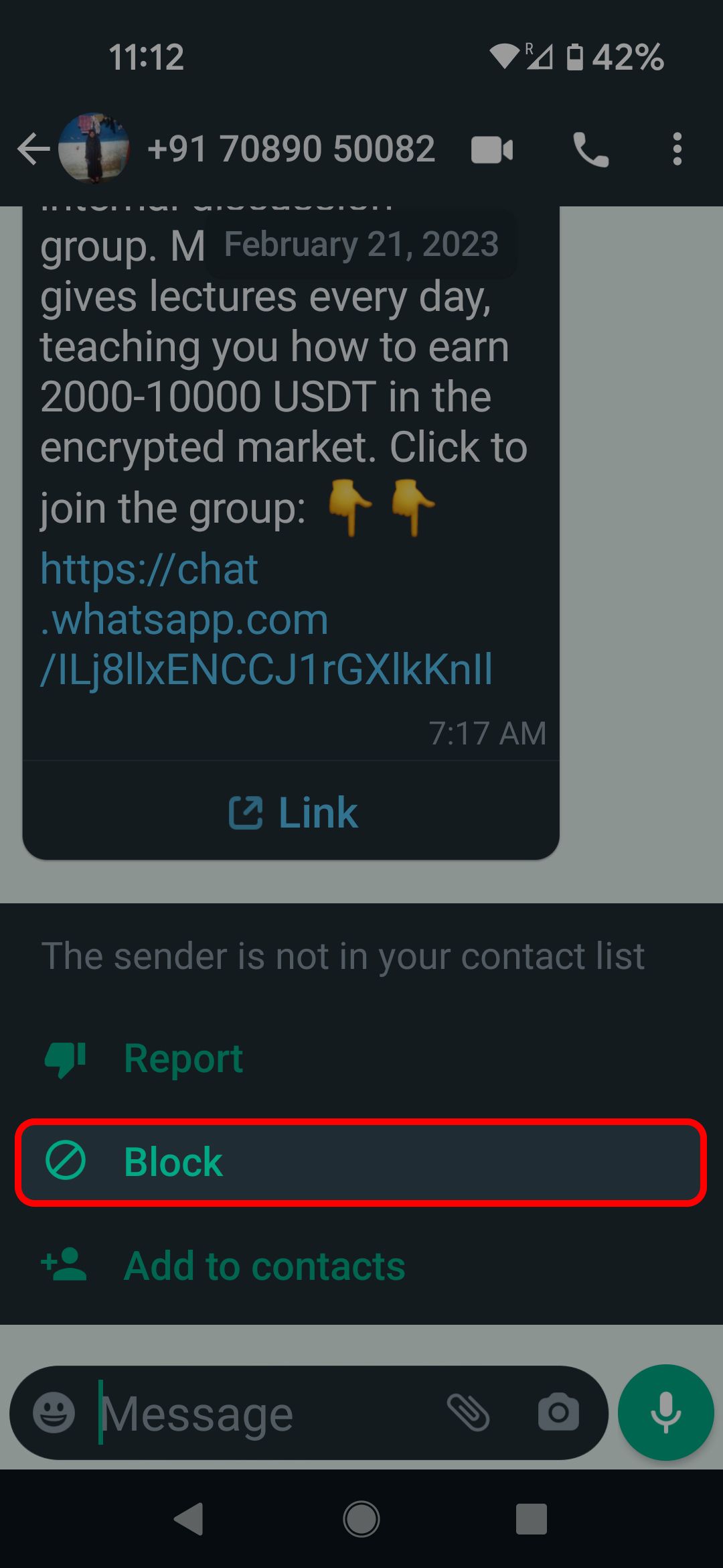 how to block group text messages verizon