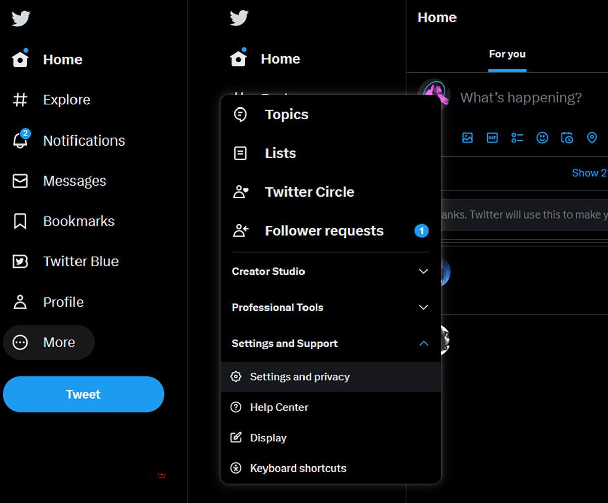 X: How to see sensitive content