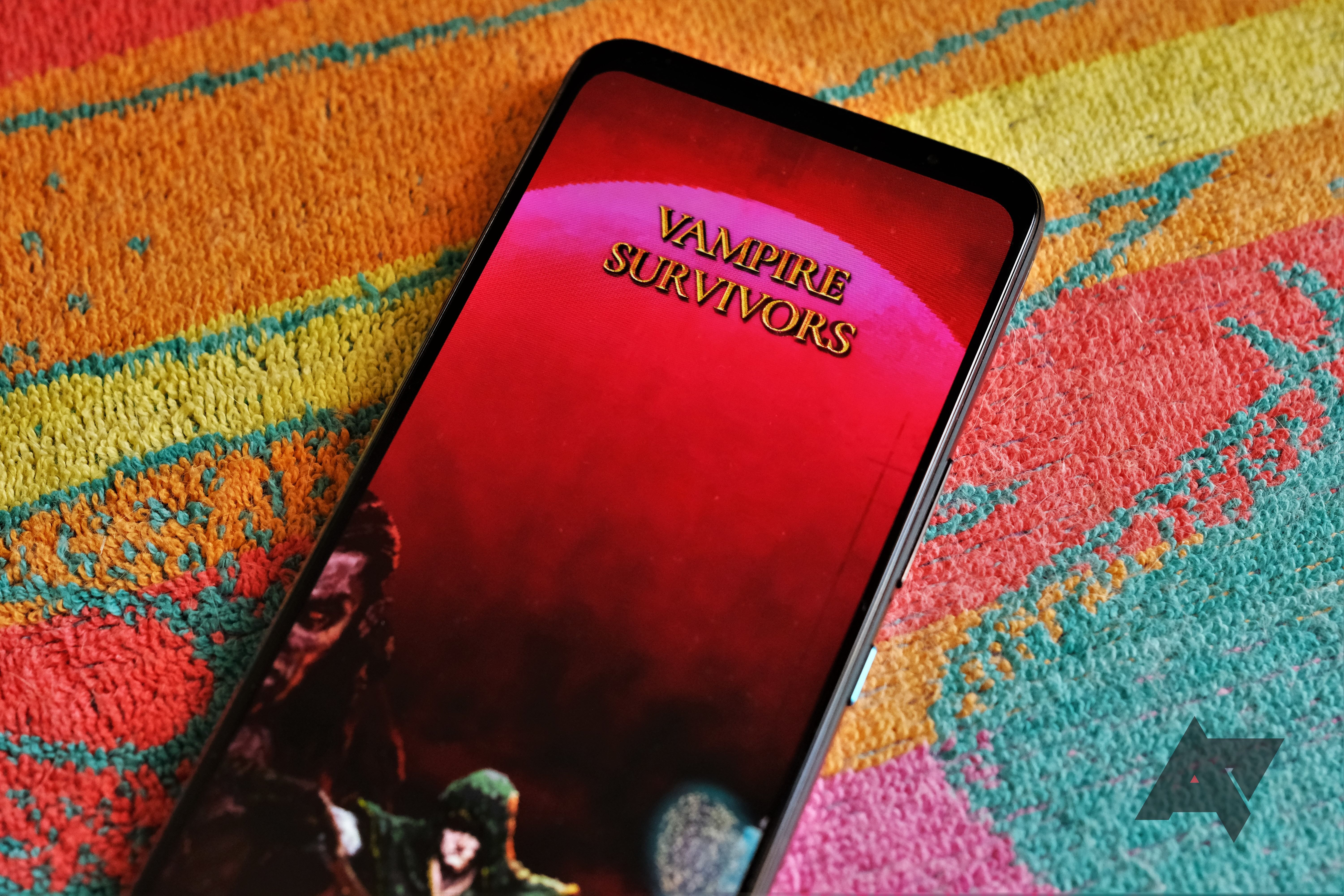 Asus ROG Phone 7 review screen close vampire beach towel