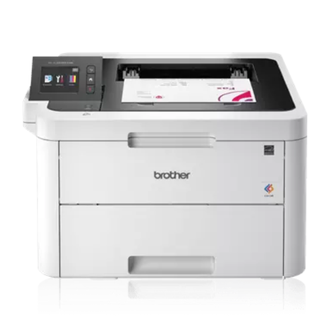 Brother HL-L3270CDW printer, front view