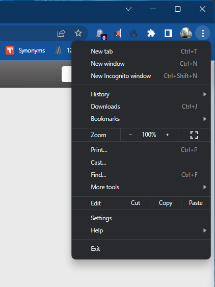 Chrome-111-overflow-menu-no-icons