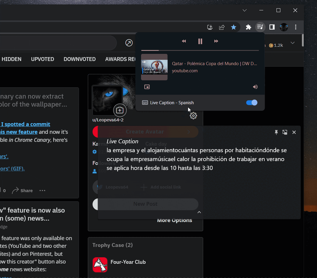 Imagem relacionada a Google Chrome testa recurso de tradução em tempo real de legendas