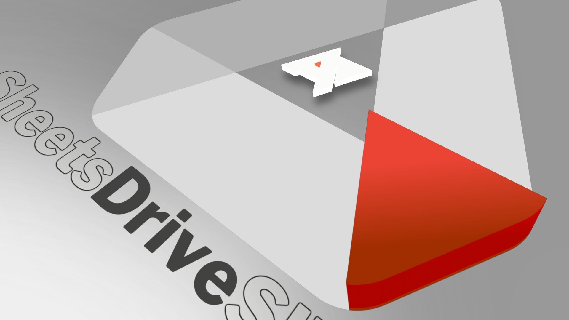 The Google Drive logo with text showing Sheets and Drive