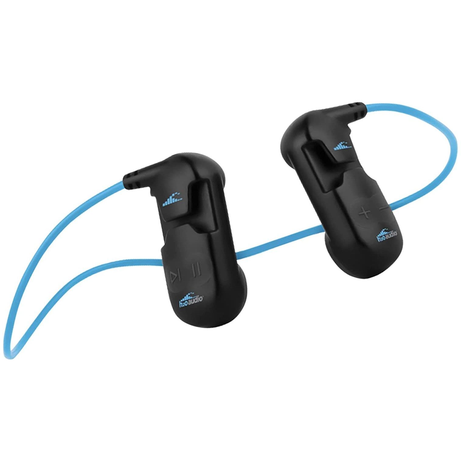 H2O Audio Sonar waterproof bone conduction headphones, angled view