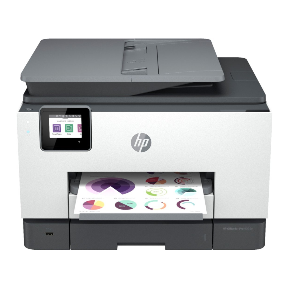 HP OfficeJet Pro 9025e, front view