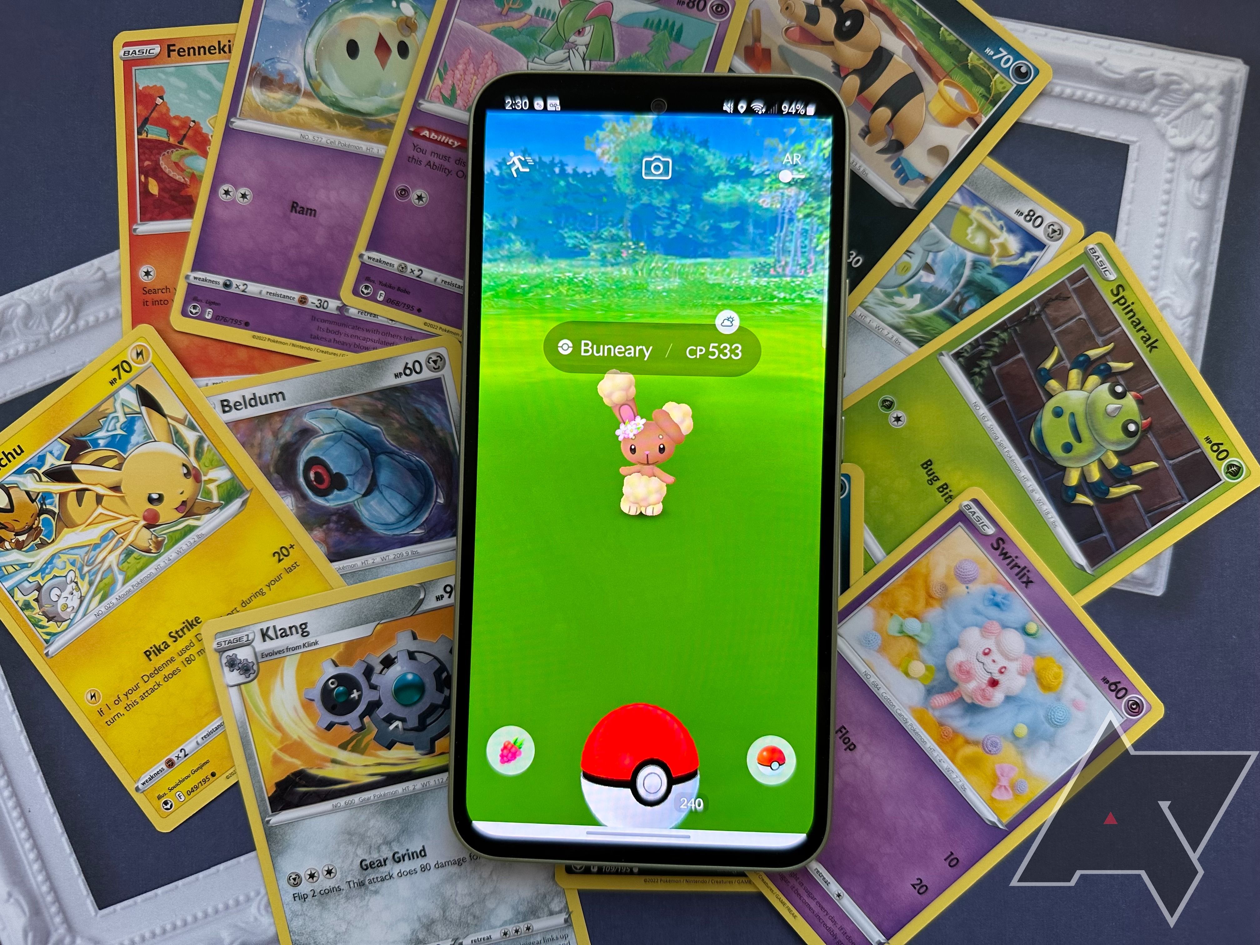 Pokemon Go berjalan di Galaxy A54
