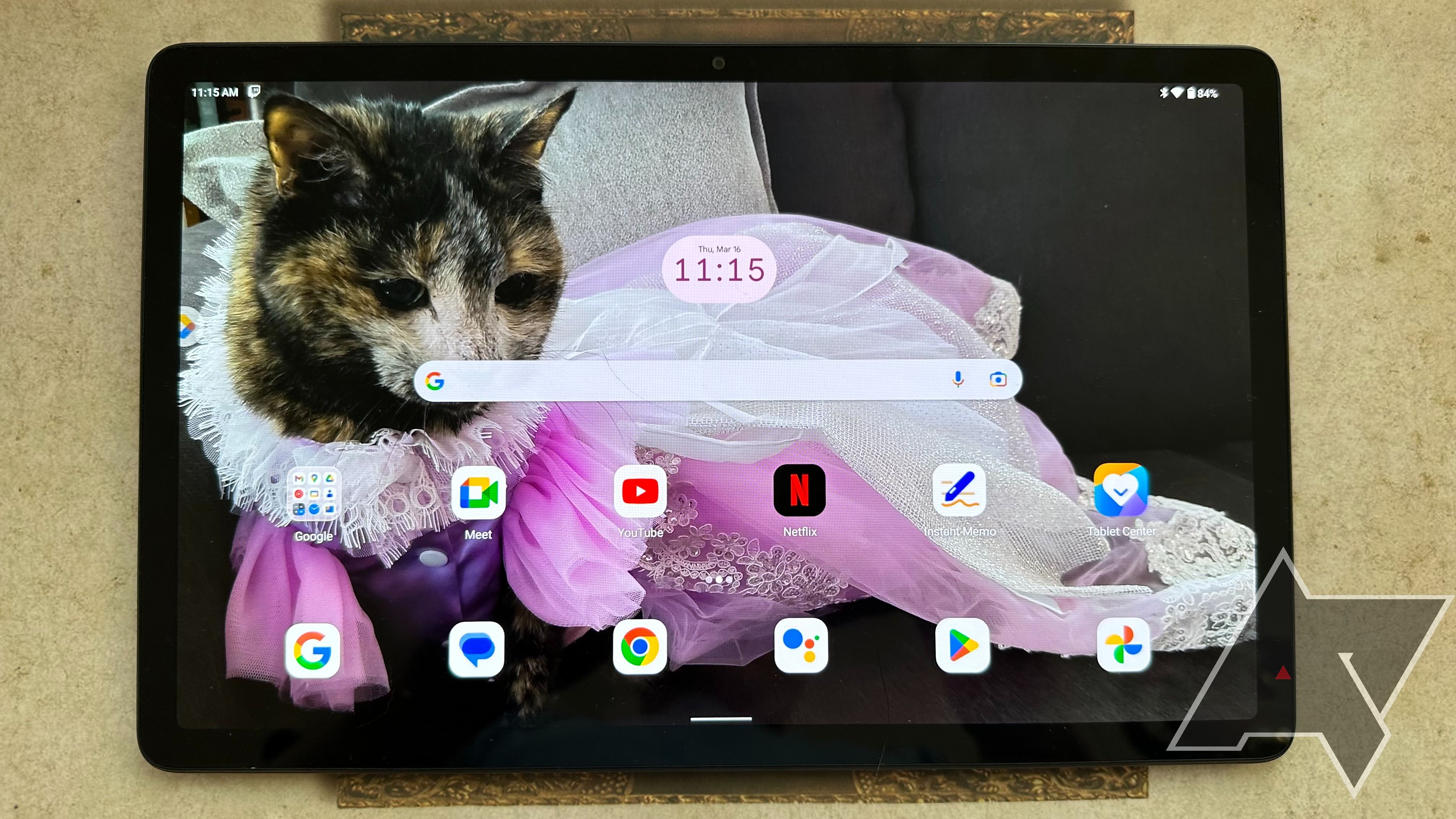 Home screen image of the Lenovo P11 Pro Gen 2