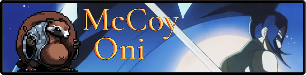 Vampire Survivors McCoy-Oni character banner