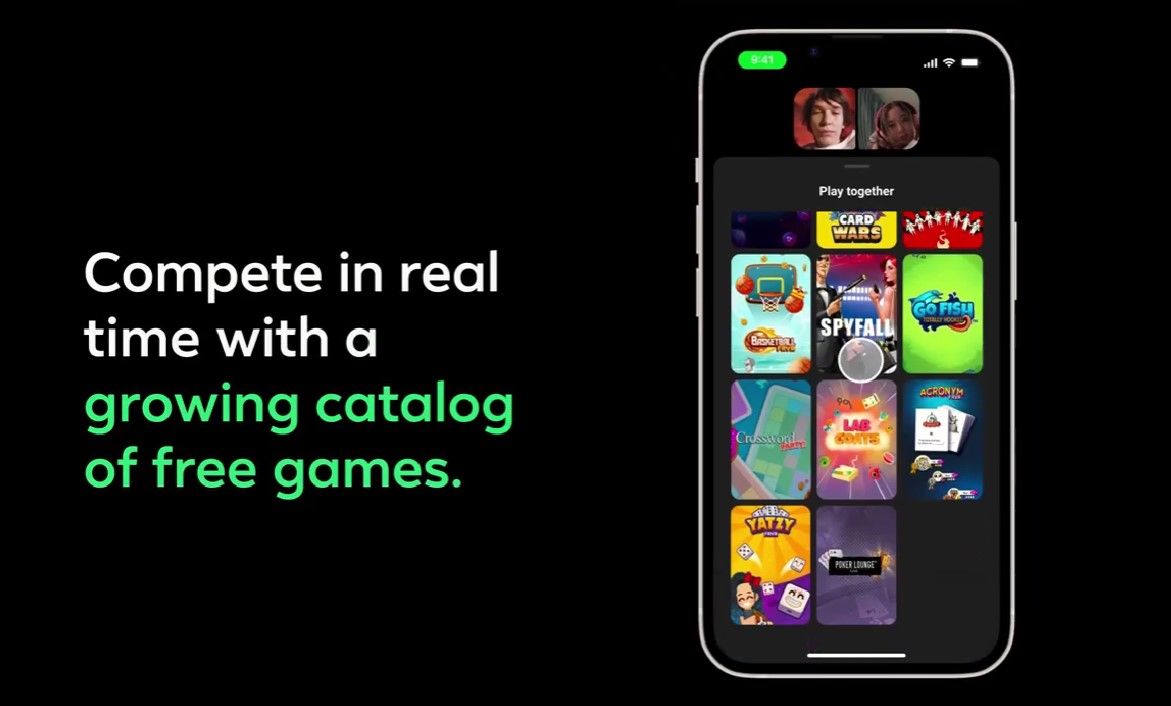 Modo de jogo multiplayer do Messenger em um telefone celular