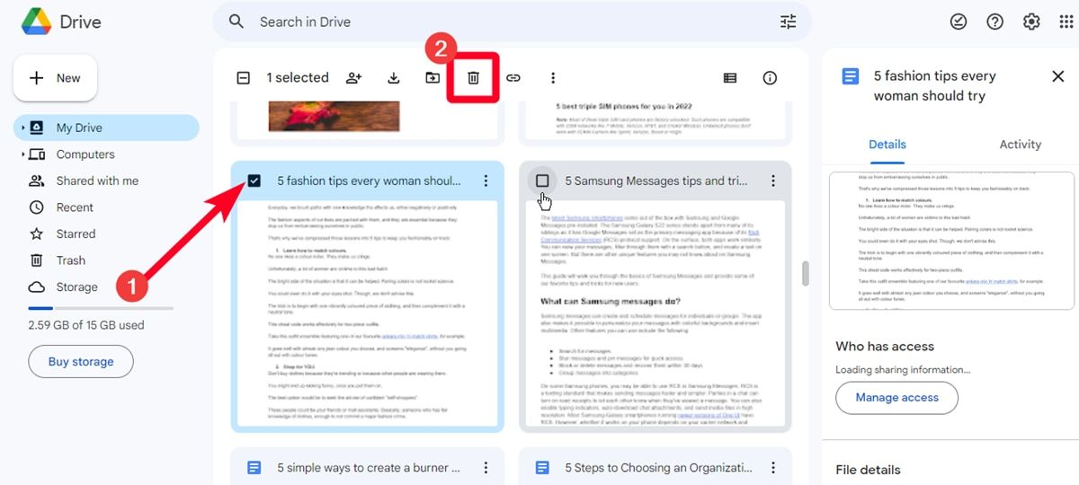 Google Drive no navegador Chrome