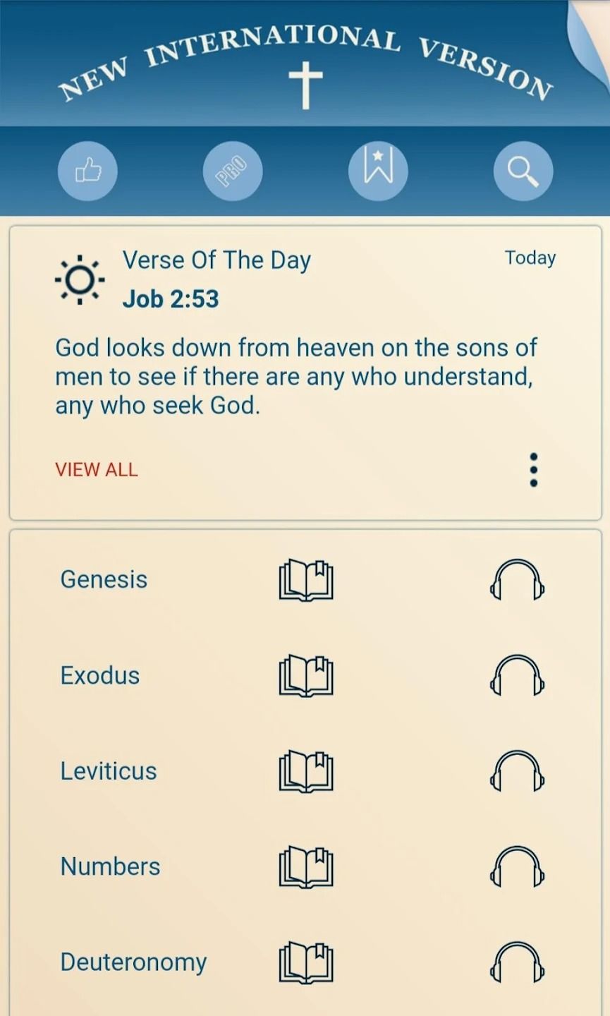 This is a screenshot of the Niv bible  Play Store page