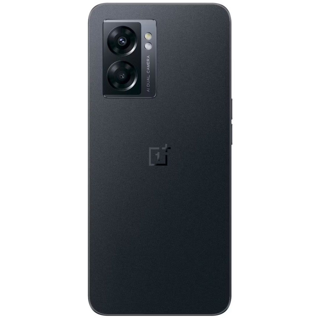 An official render of the OnePlus Nord N300 5G in black on a white background