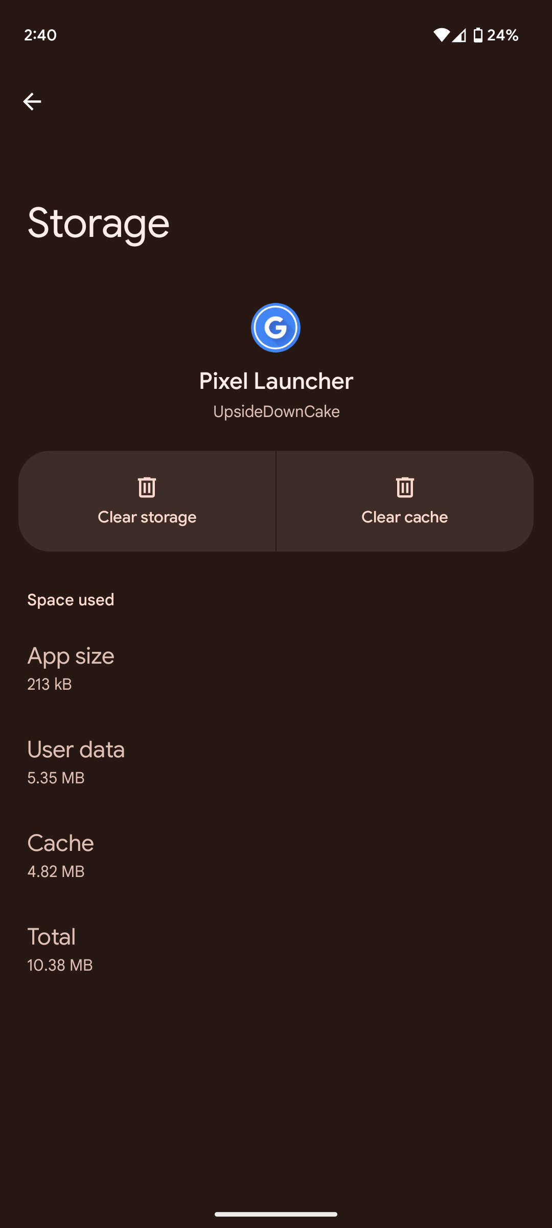 Pixel-Launcher-Clear-Storage
