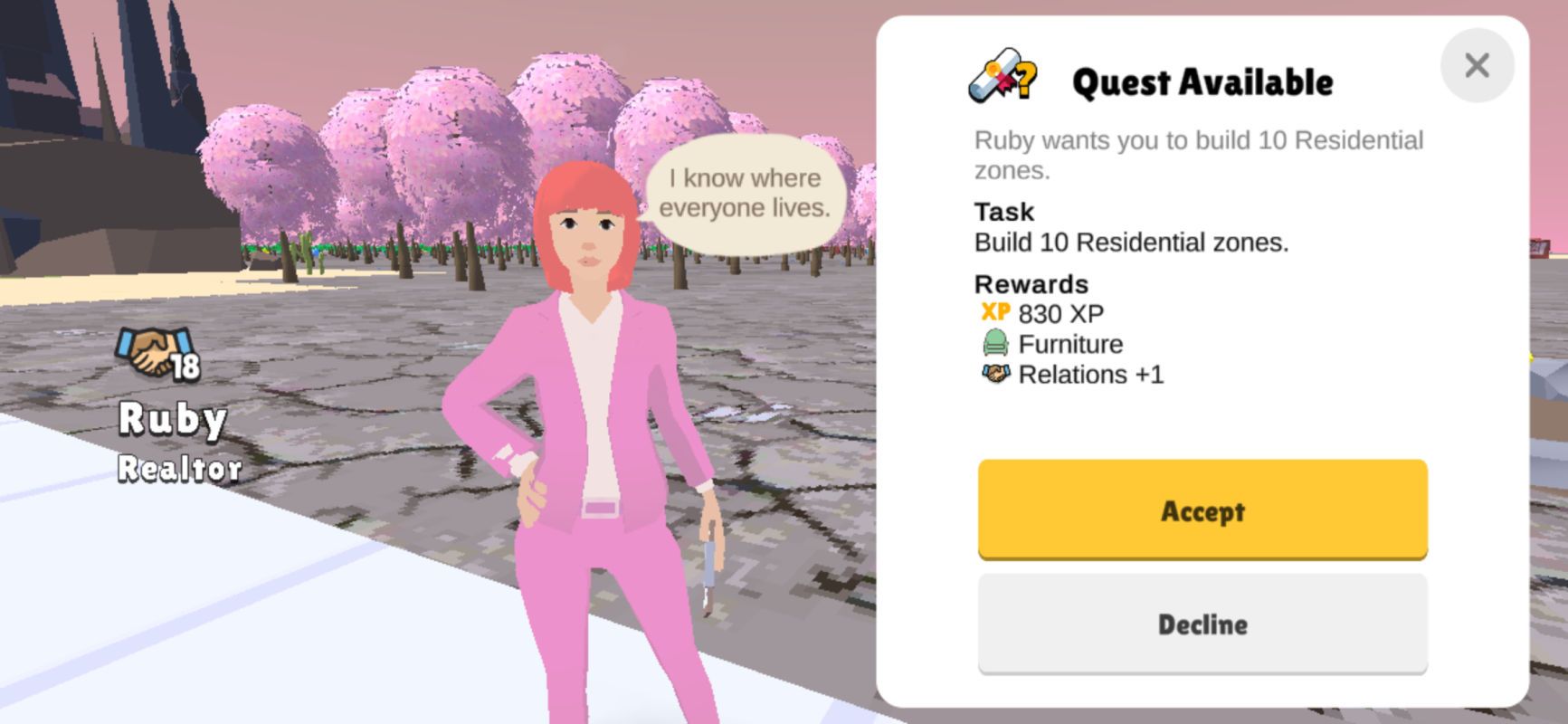 Pocket City 2 Ruby quest cloak cloak