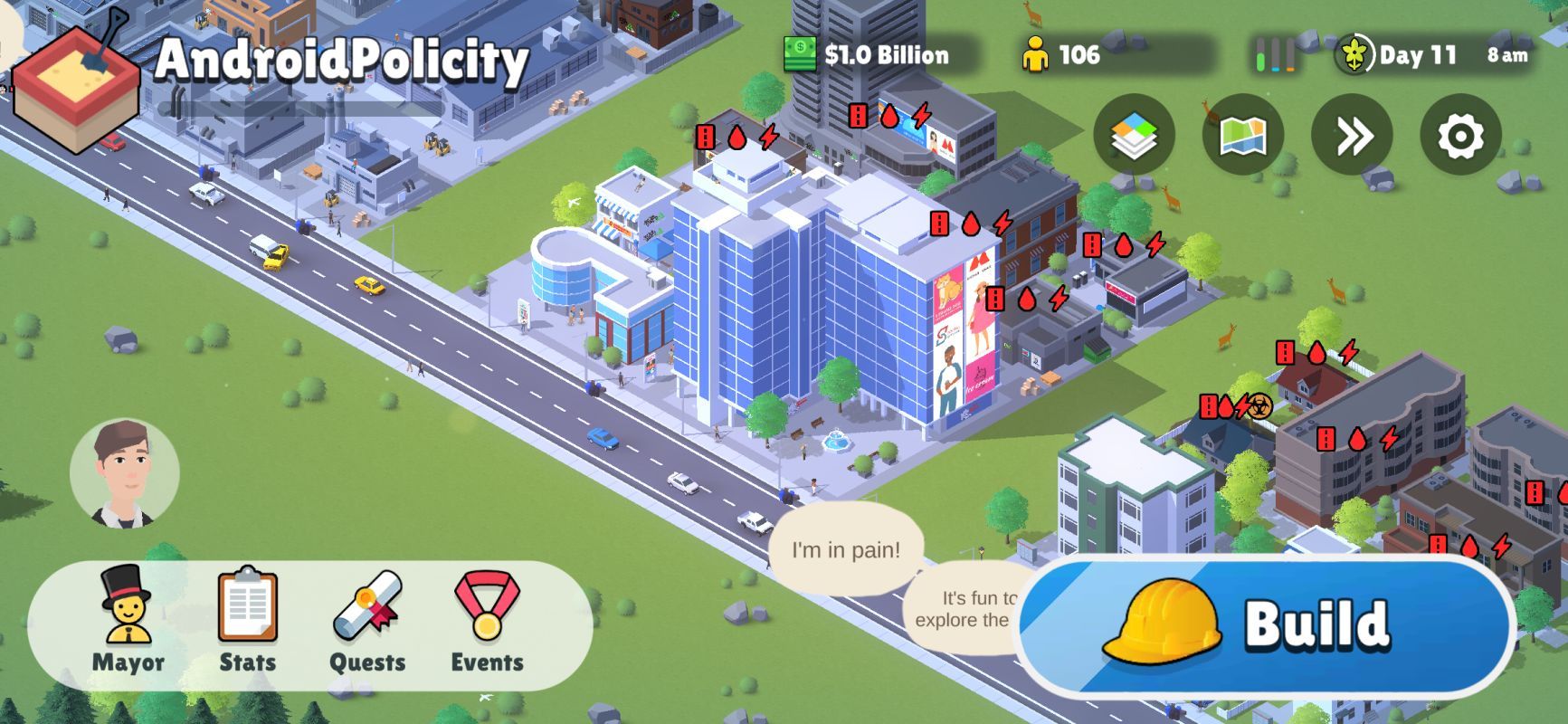 Pocket City 2 zonas com apenas meia potência