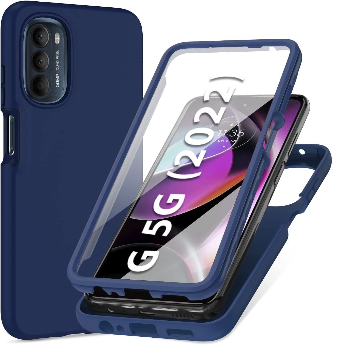 Pujue silicone rugged bumper case for Moto G 5G