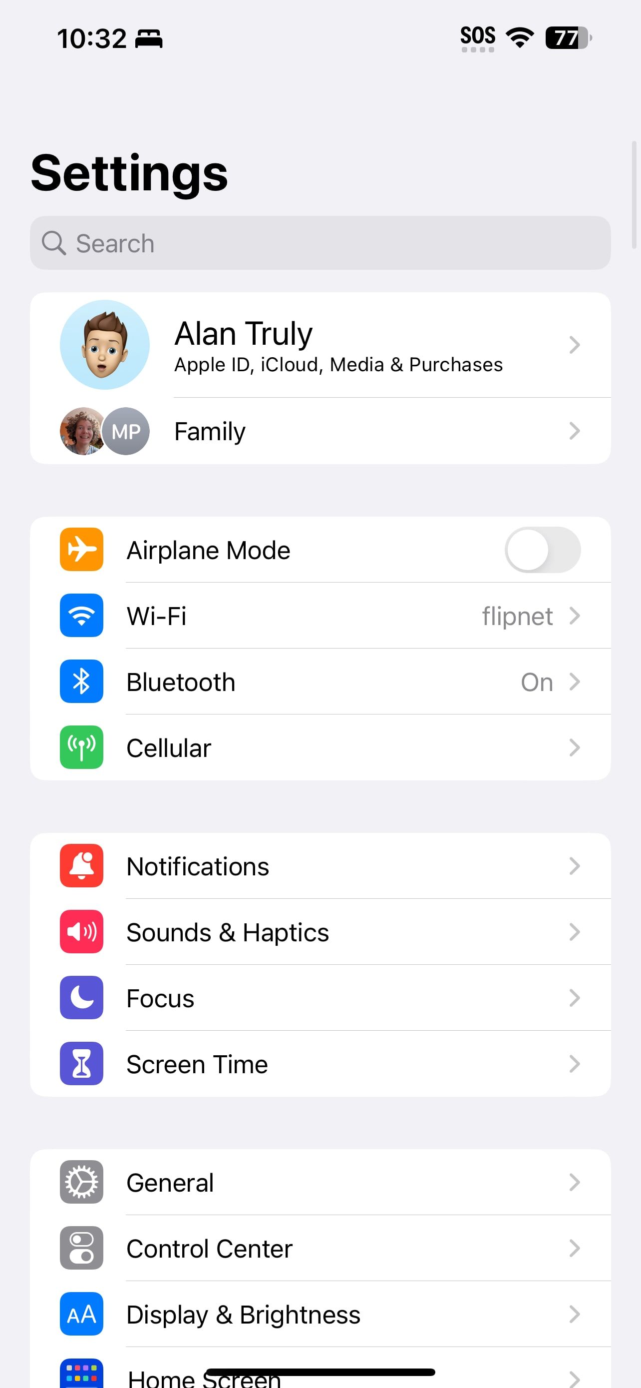 Ini adalah yang pertama dari rangkaian tangkapan layar yang menunjukkan cara mengubah mesin telusur default pada iPhone di Safari.