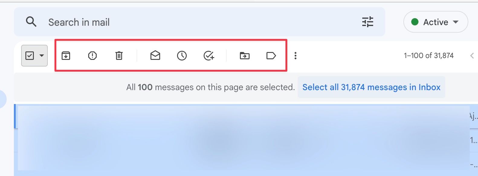 gmail actions