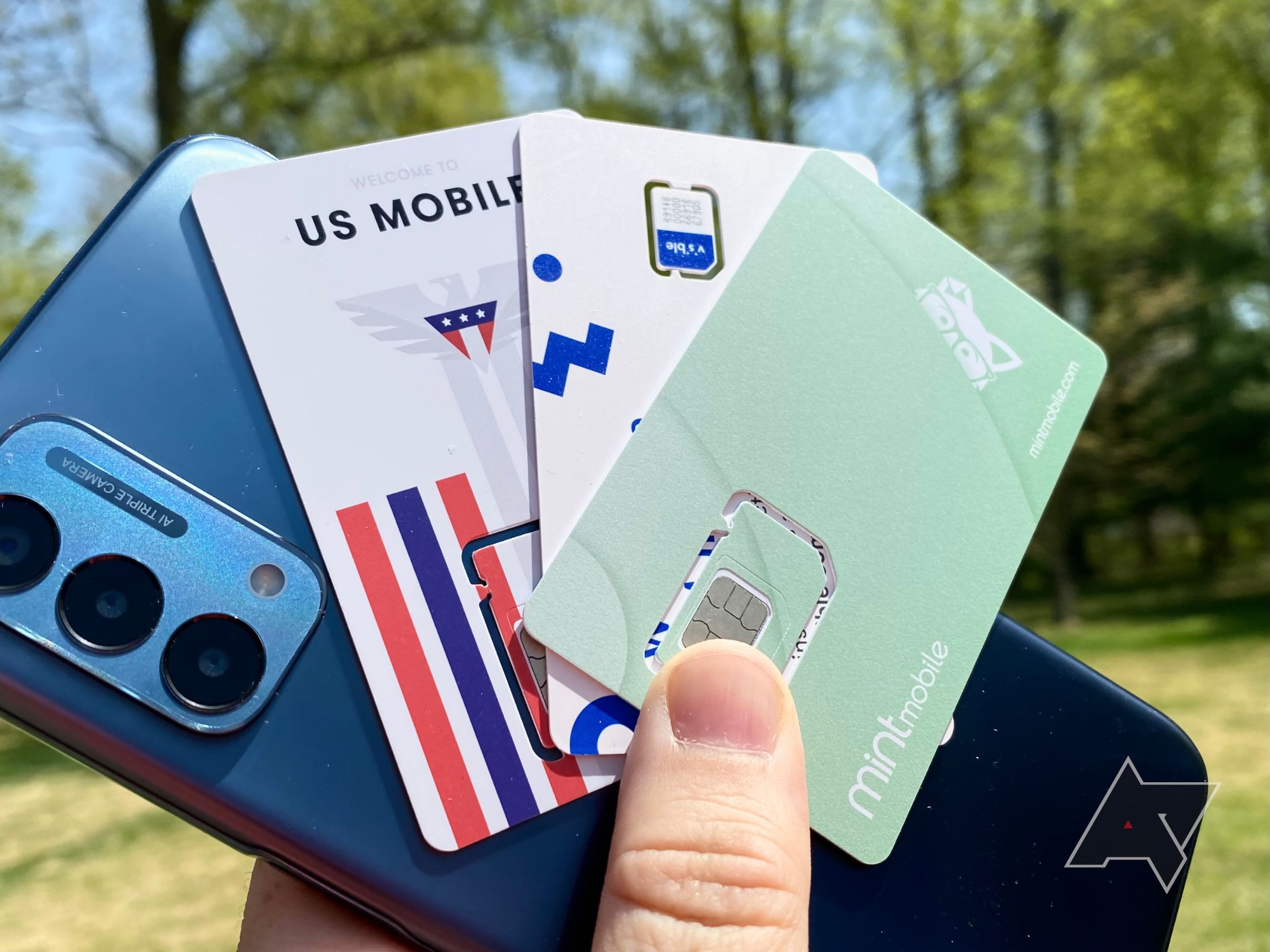 SIM cards for US Mobile, Mint Mobile, and Visible with a OnePlus Nord N200