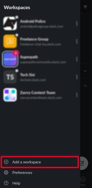 How To Add Or Remove A Slack Workspace