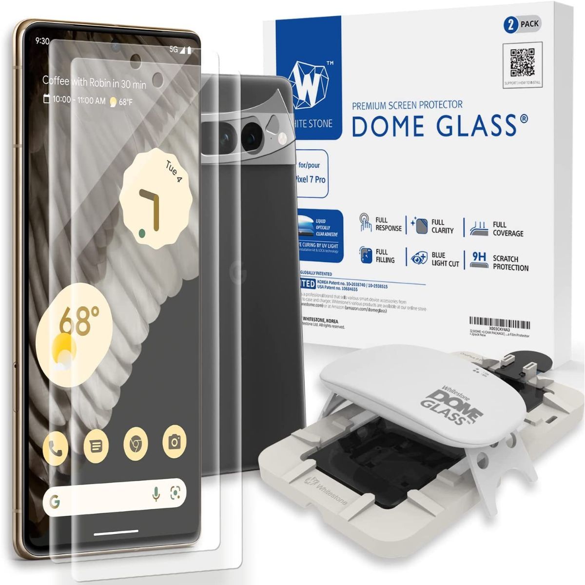 Whitestone Dome Glass For Pixel 7 Pro