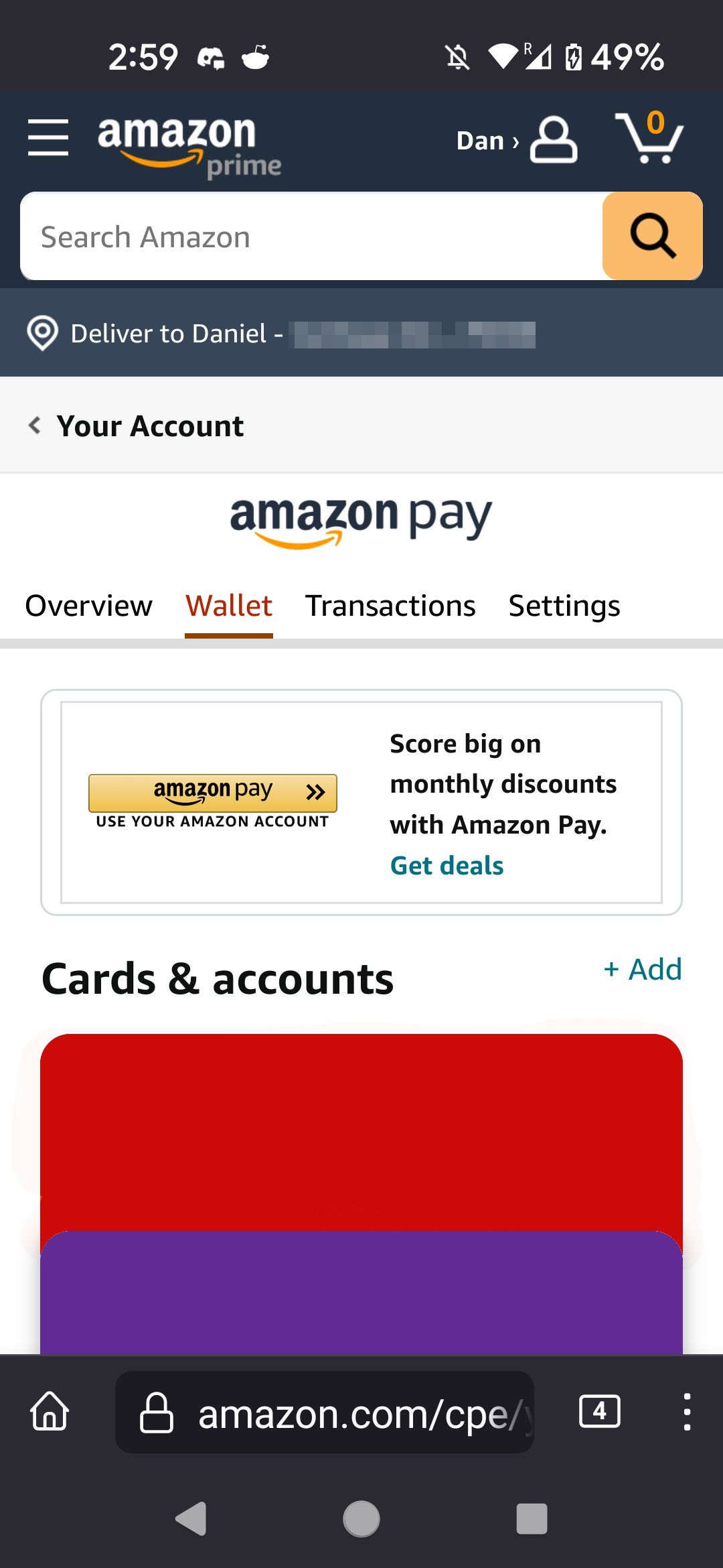 How to Remove Credit Card from Amazon - PC & Mobile - YouTube