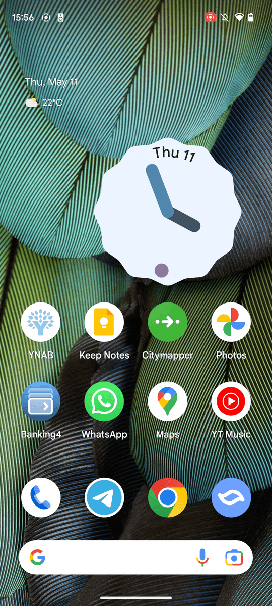 Android 14 Beta 2 Pixel launcher popup