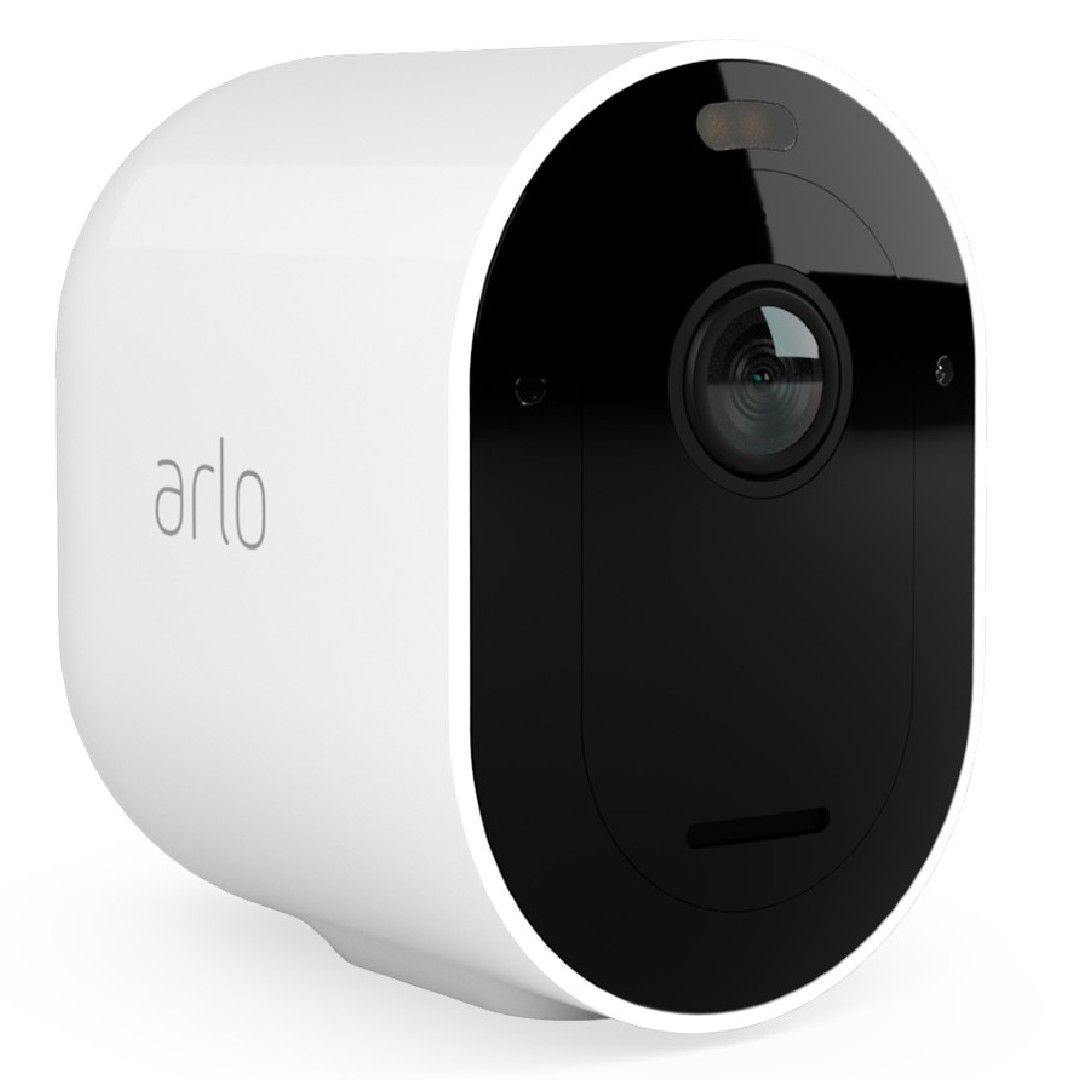 The Arlo Pro 4 against a white background