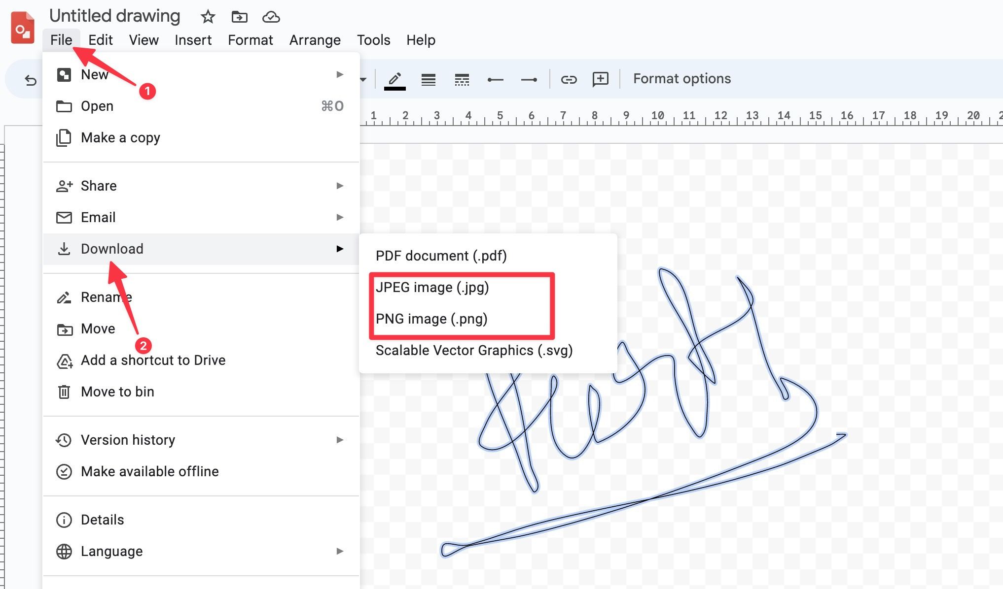 Google Docs How to create an email signature