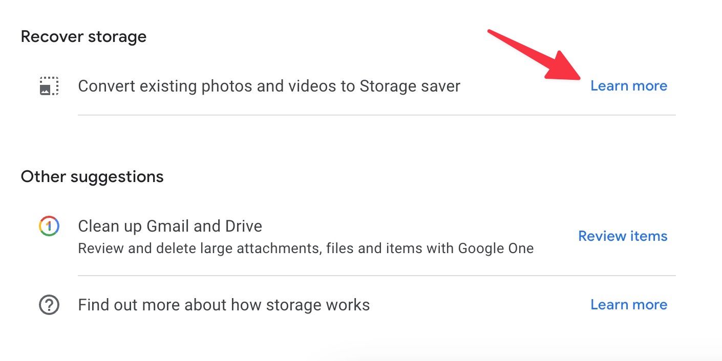 Free your Google Drive storage space Free your Google Drive storage space
