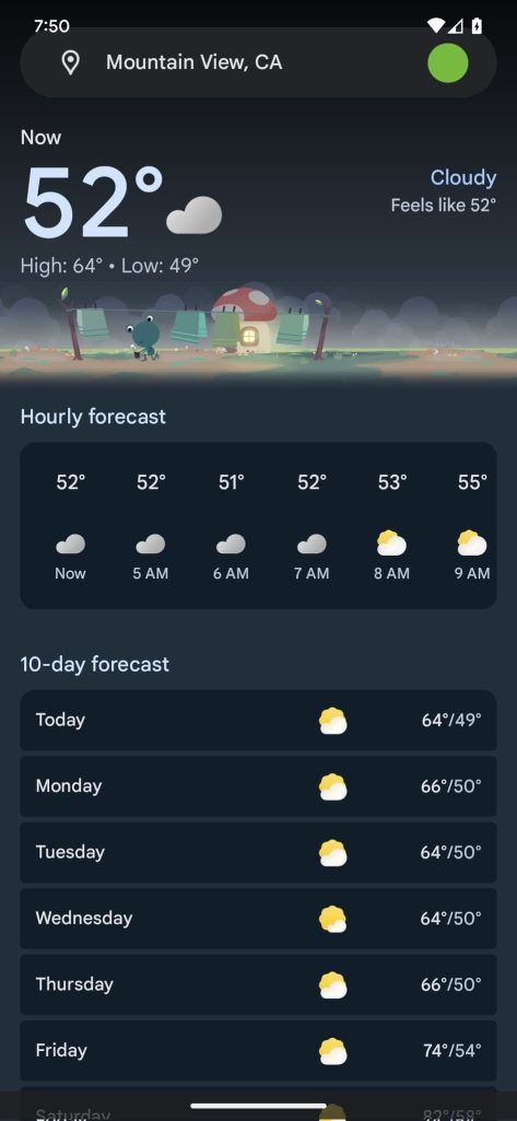 google-weather-material-you-redesign-test