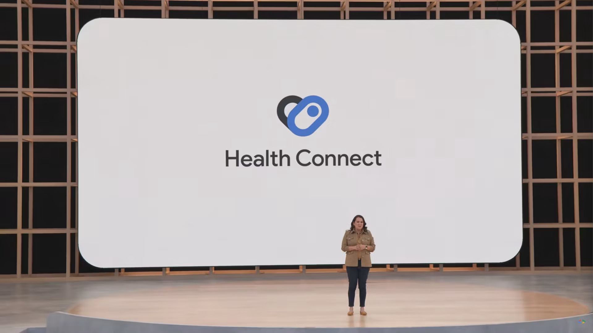Picture of a Health Connect presentation