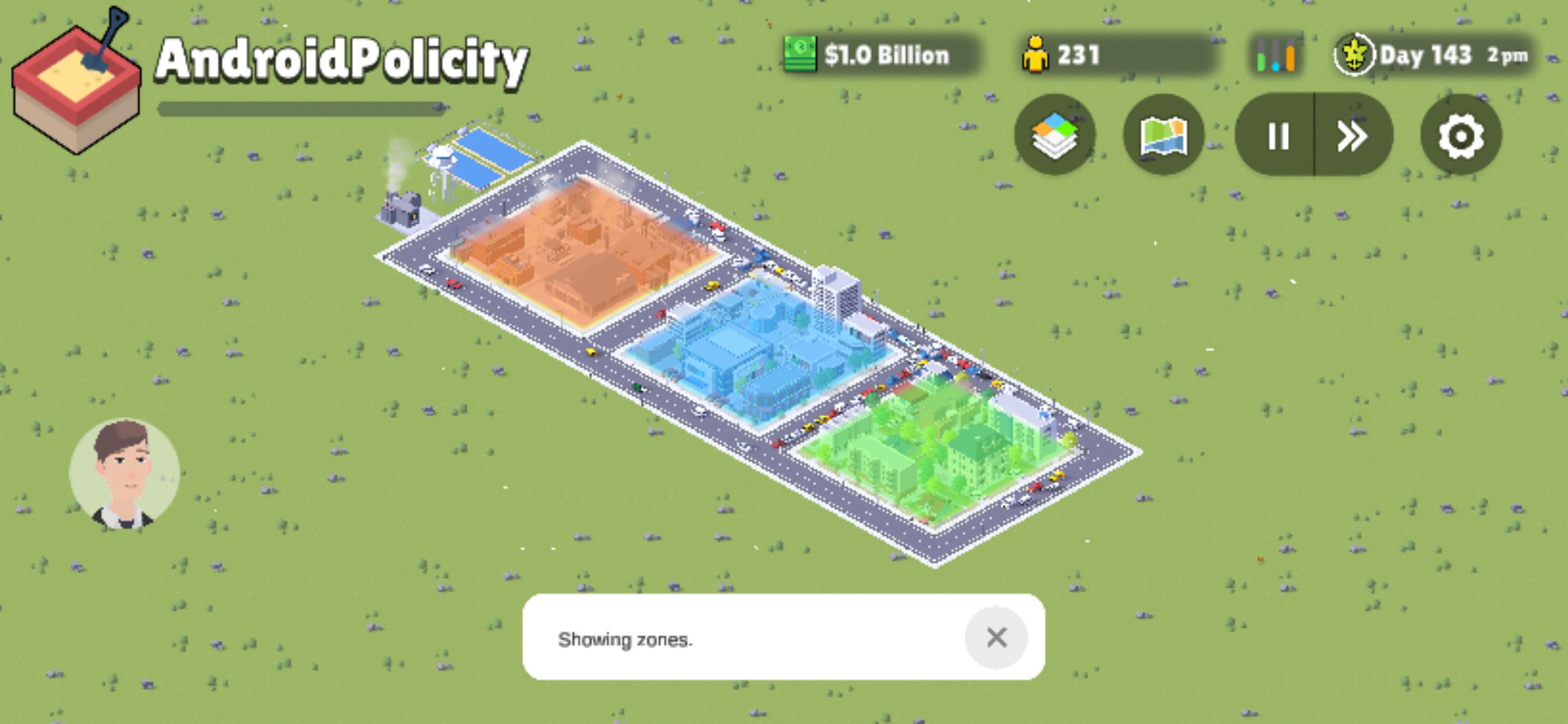 Pocket City 2 Zones overlay