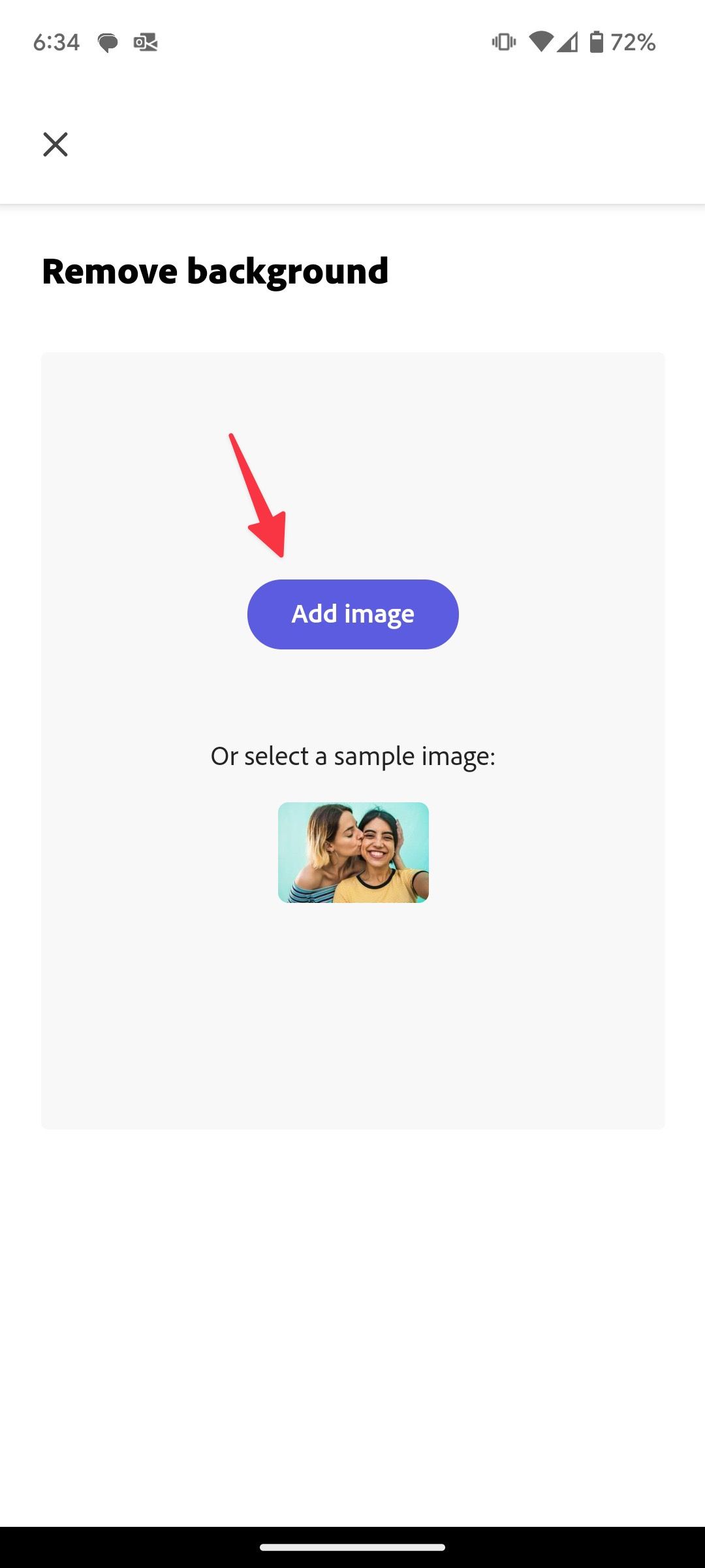 add an image in Adobe Express