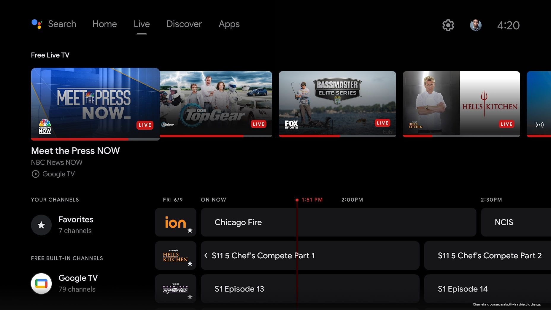 How to make the most of Google TV's Live tab