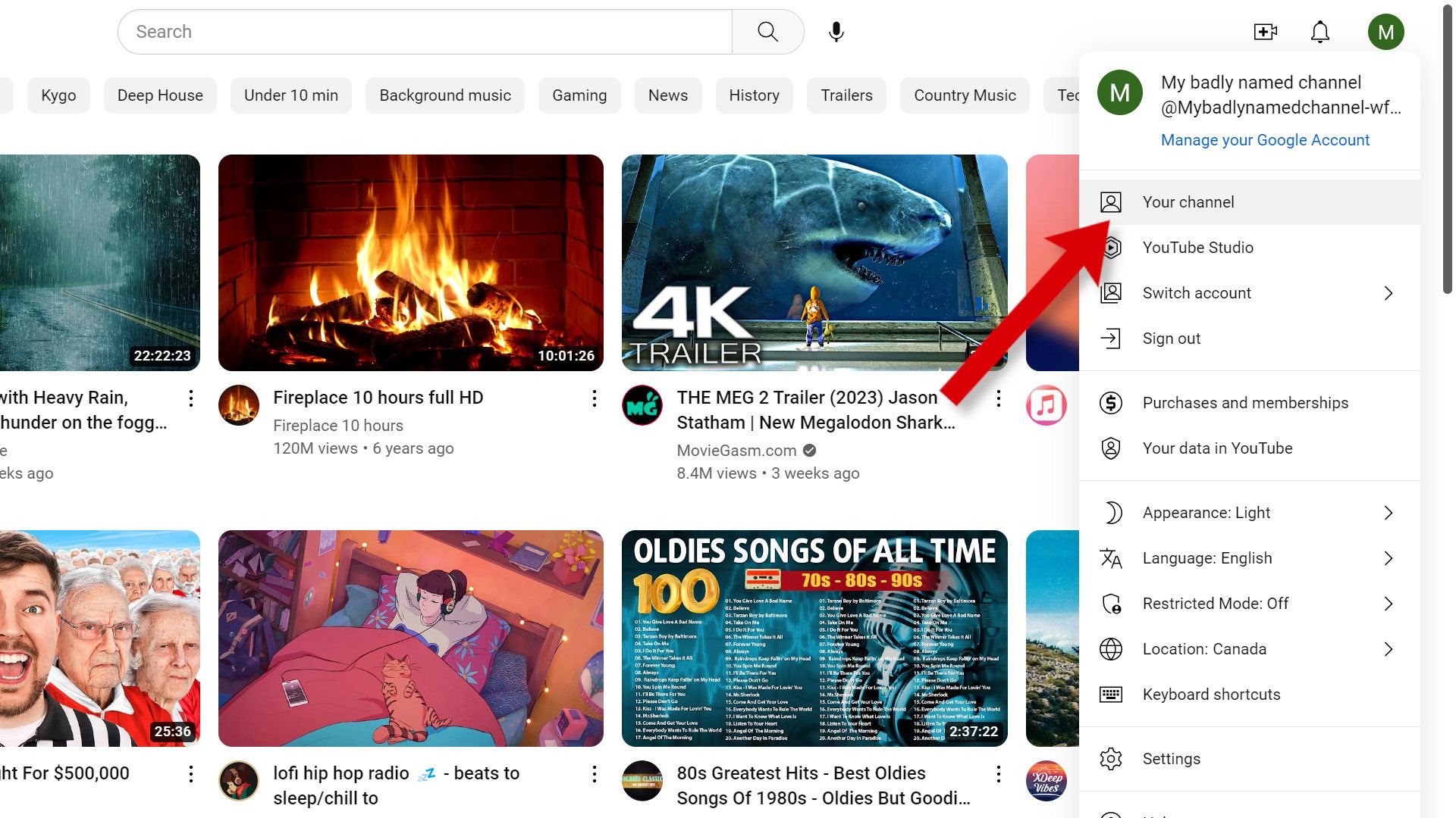 How to quickly delete a YouTube channel