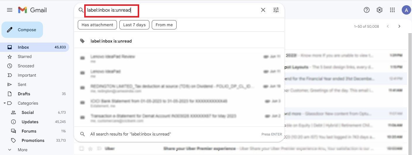 Gmail how to mark all messages as read