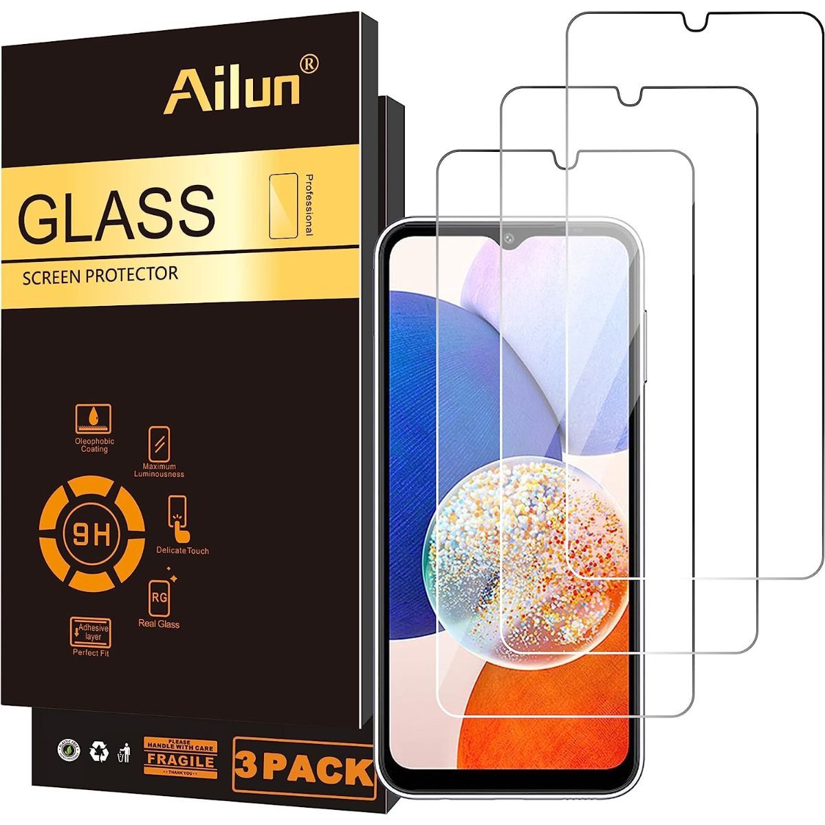 Ailun Tempered Glass for Samsung Galaxy A14
