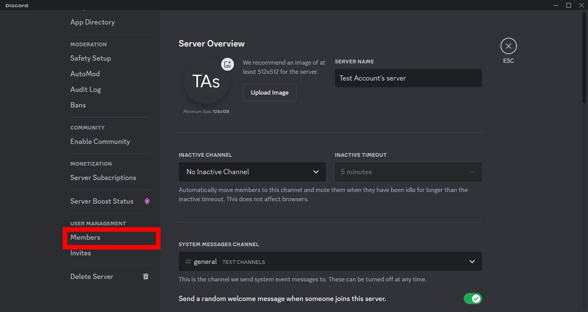 How to transfer ownership on Discord