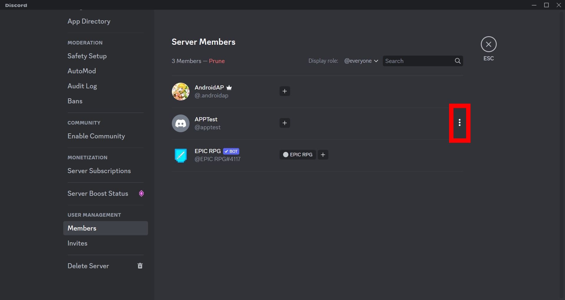 How to transfer ownership on Discord