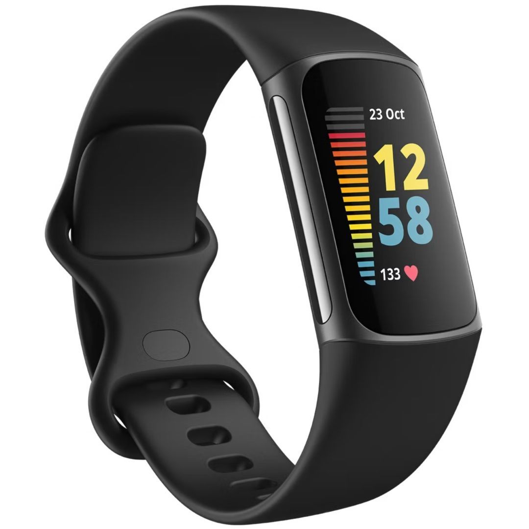 fitbit charge 5 square on a white background