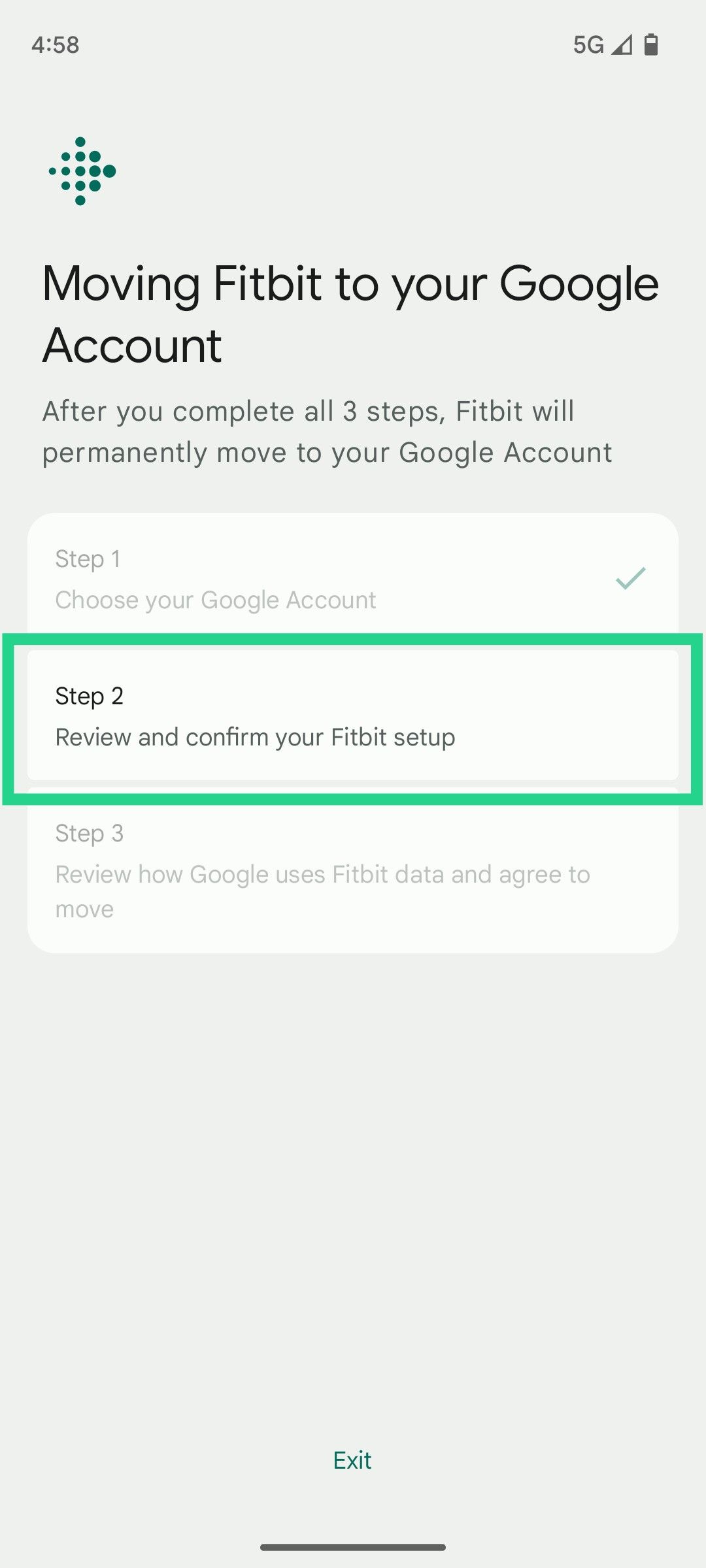 How to transfer your fitbit account to a google account