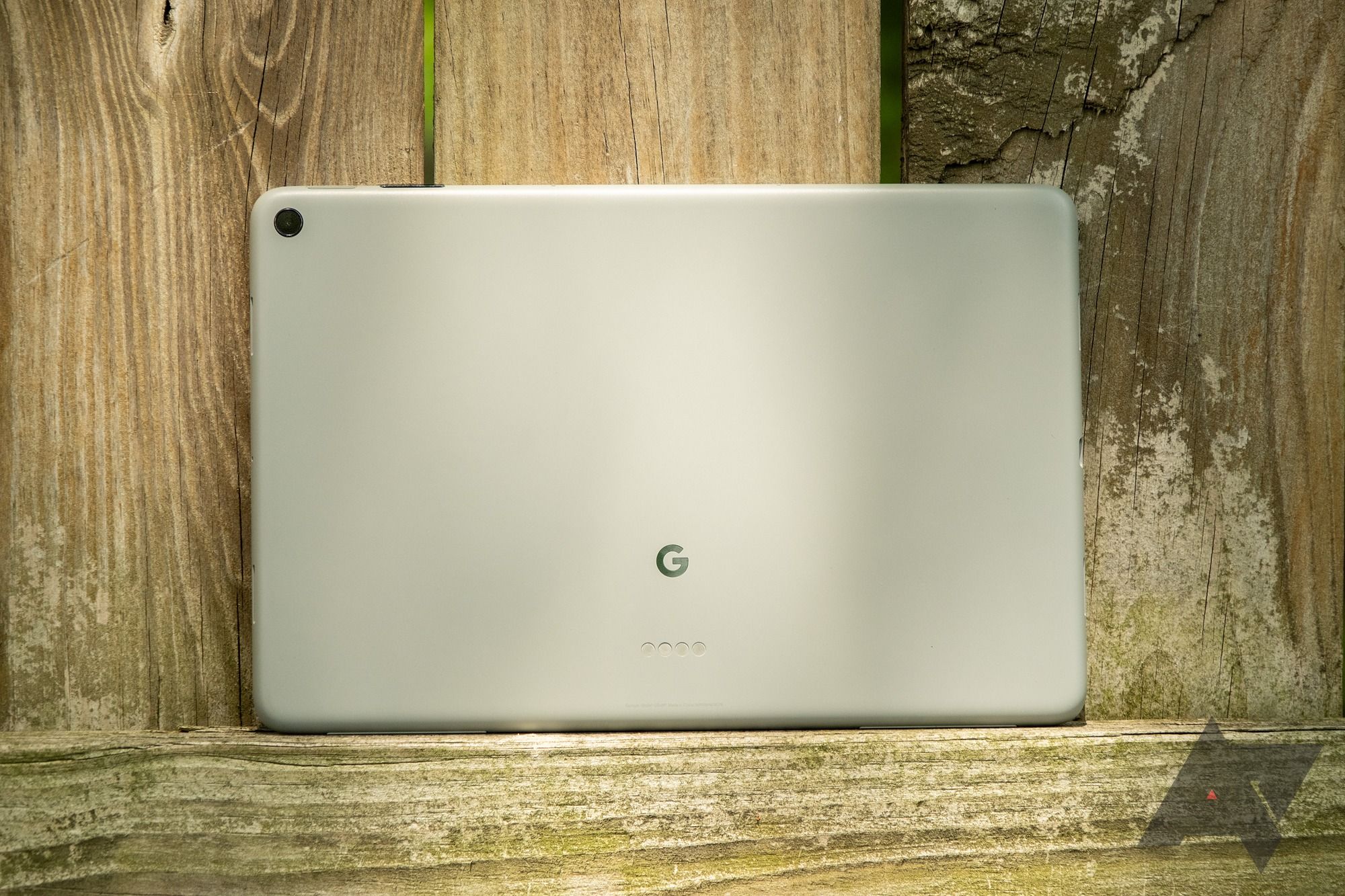 The back of a Google Pixel Tablet