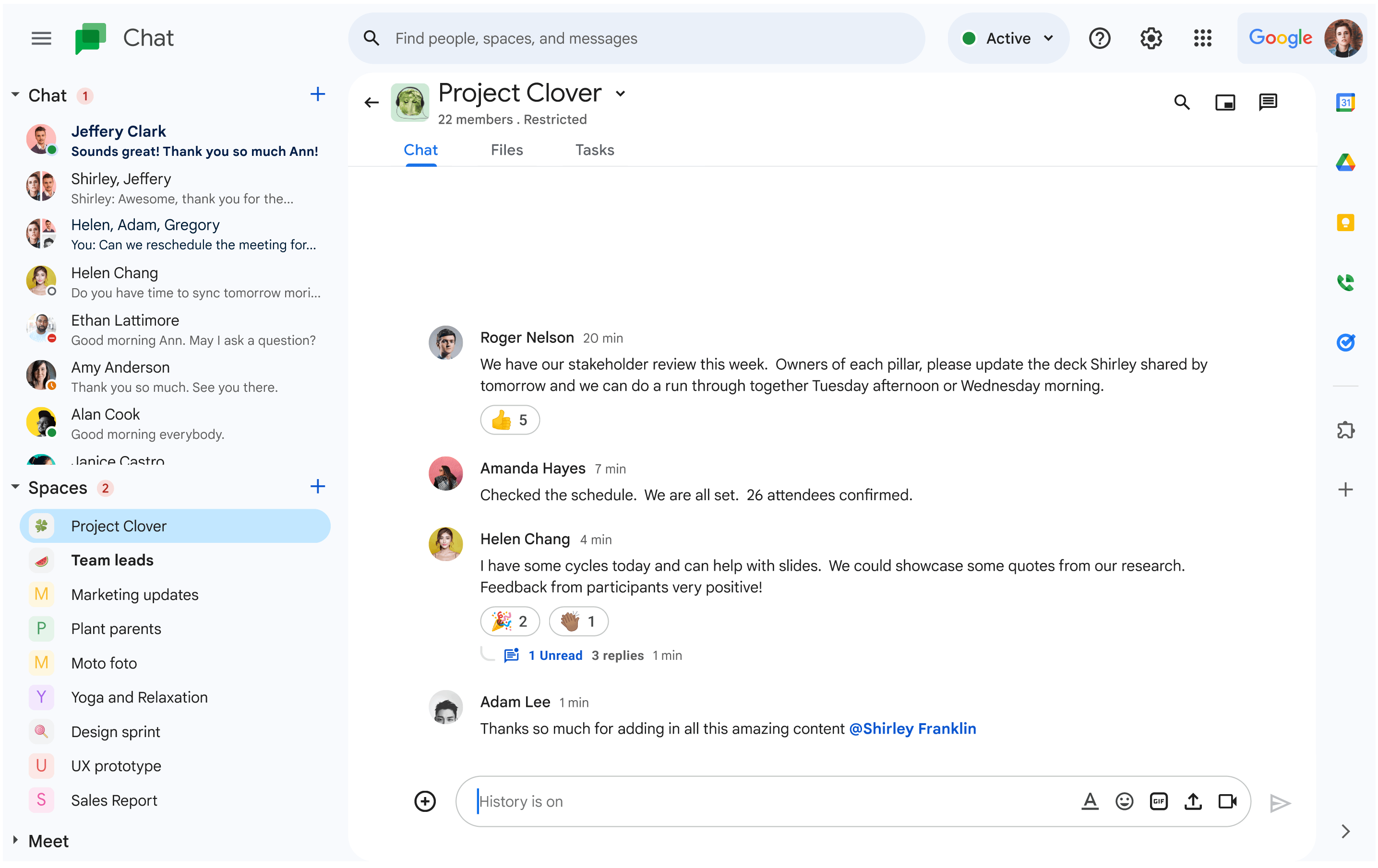 Google Chat message quoting is coming to free Gmail accounts